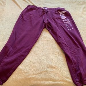 Maroon, xl aéropostale joggers